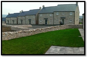 Affordable housing at Hannah Bowman Way in Youlgrave