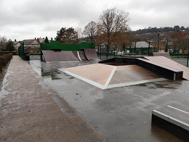 The old skatepark